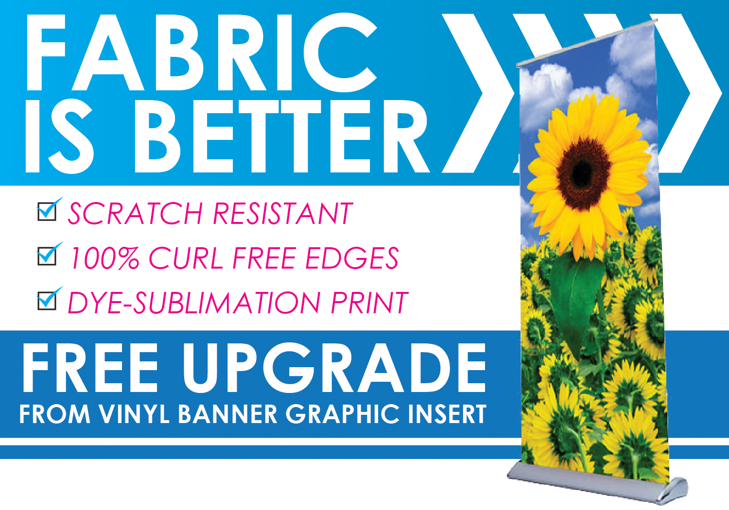 Deluxe Retractable 33"x81" - Double Sided
